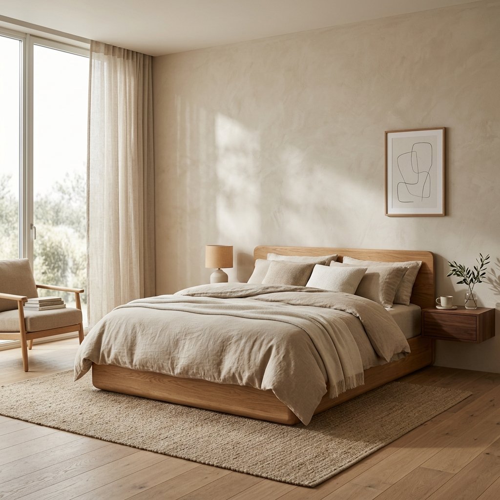 Teak wood beds and bedroom design at Furniture Perinthalmanna store