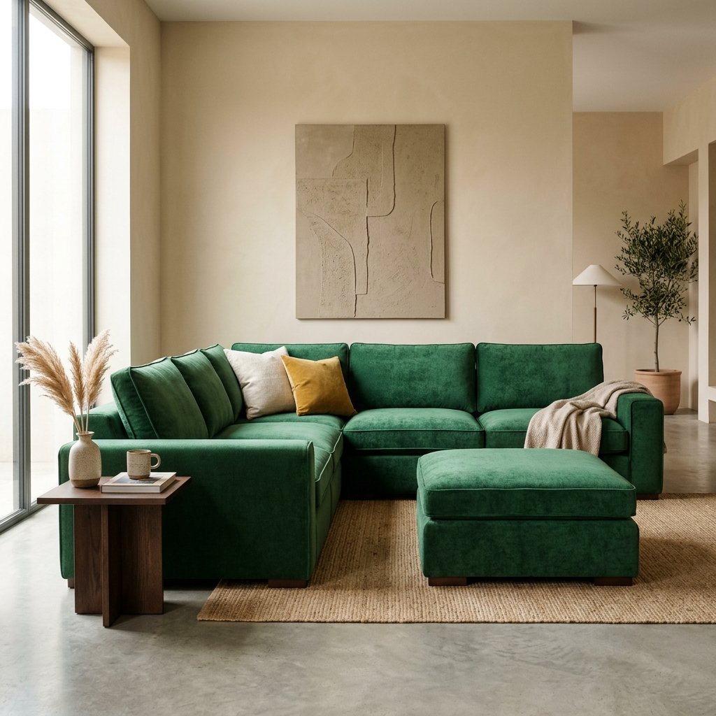 Emerald modular sofa set at Furniture Perinthalmanna showroom